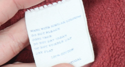 Mens UK Size M Jack Wills Red Pullover Hoodie