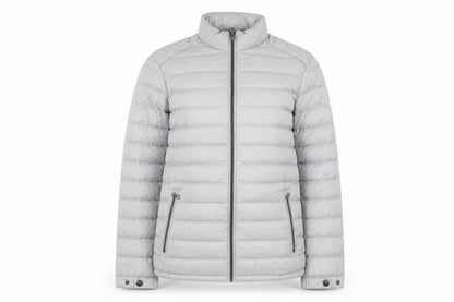 Marks & Spencer Women’s Grey Puffer Jacket Small Quilted Down Coat