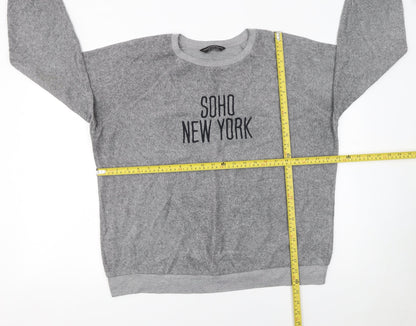 Womens UK Size 16 Dorothy Perkins Grey Pullover Sweatshirt