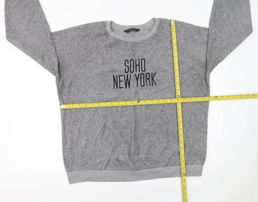 Womens UK Size 16 Dorothy Perkins Grey Pullover Sweatshirt