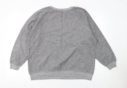 Womens UK Size 16 Dorothy Perkins Grey Pullover Sweatshirt