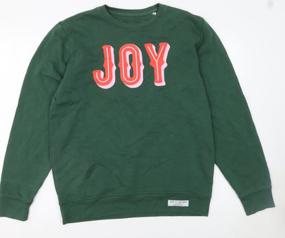 Womens UK Size M Stanley/Stella Green Pullover Sweatshirt