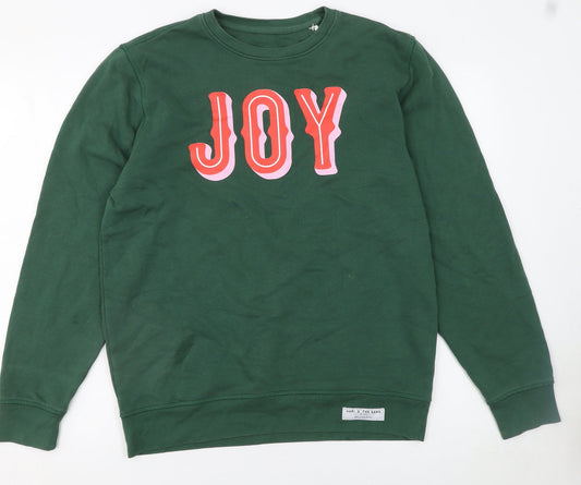 Womens UK Size M Stanley/Stella Green Pullover Sweatshirt