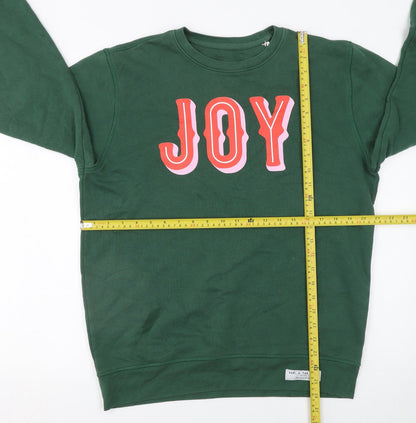 Womens UK Size M Stanley/Stella Green Pullover Sweatshirt