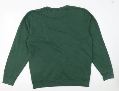 Womens UK Size M Stanley/Stella Green Pullover Sweatshirt
