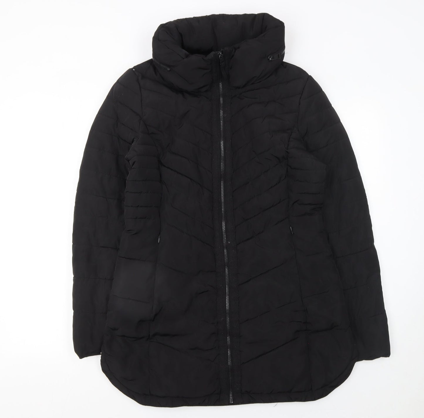 Womens UK Size 10 NEXT Black Puffer Jacket