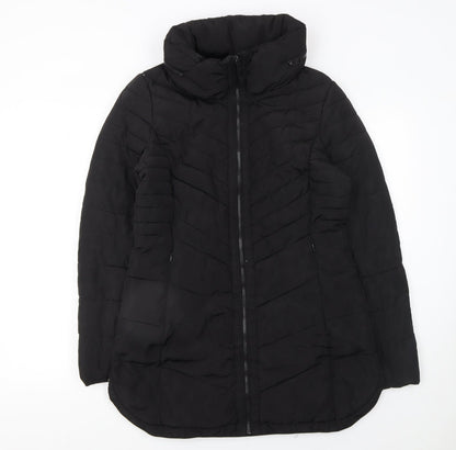 Womens UK Size 10 NEXT Black Puffer Jacket