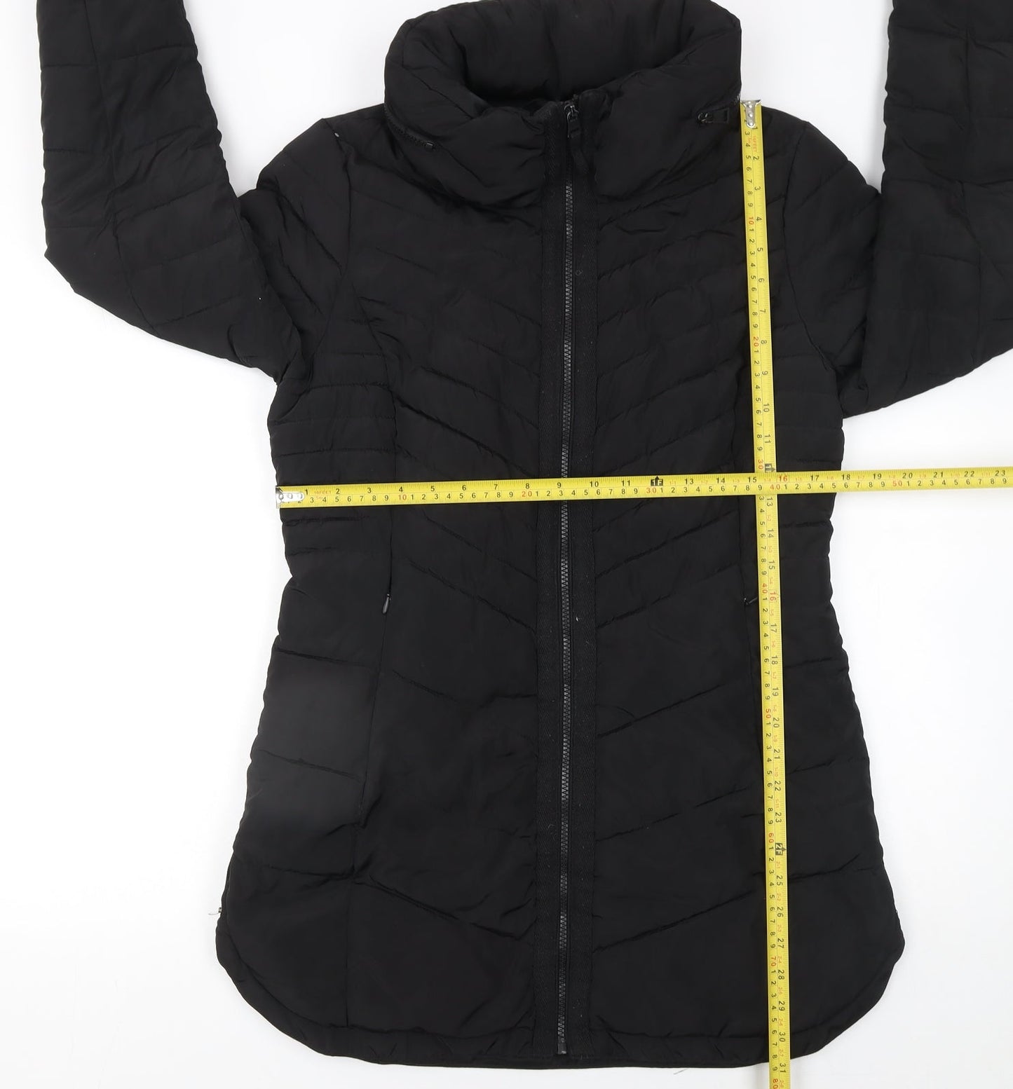 Womens UK Size 10 NEXT Black Puffer Jacket