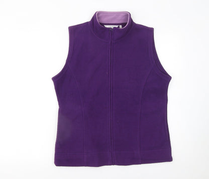 Womens UK Size 14 EWM Purple Bodywarmer