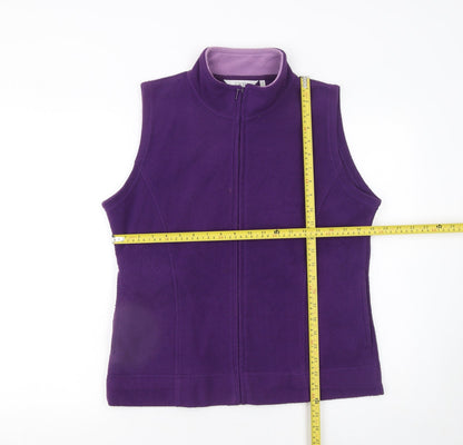 Womens UK Size 14 EWM Purple Bodywarmer