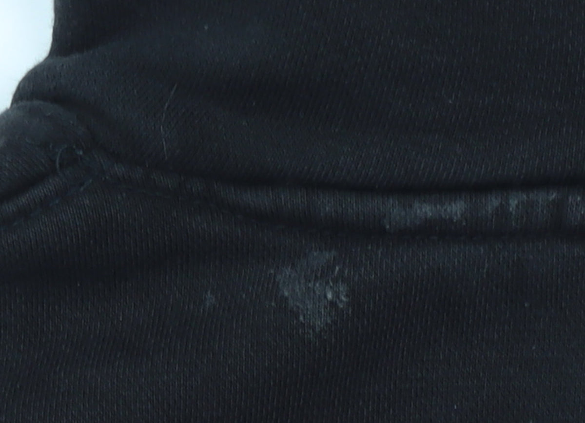 Mens UK Size XS NICCE Black Pullover Hoodie