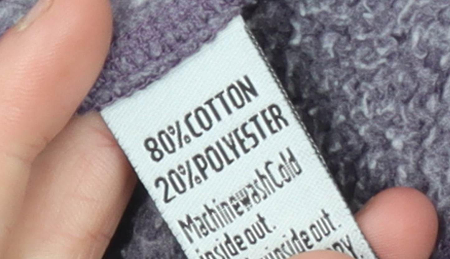 Womens UK Size XS Superdry Purple Pullover Hoodie