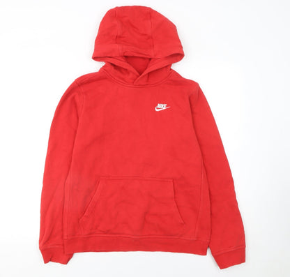 Boys UK Size XL Nike Red Pullover Hoodie