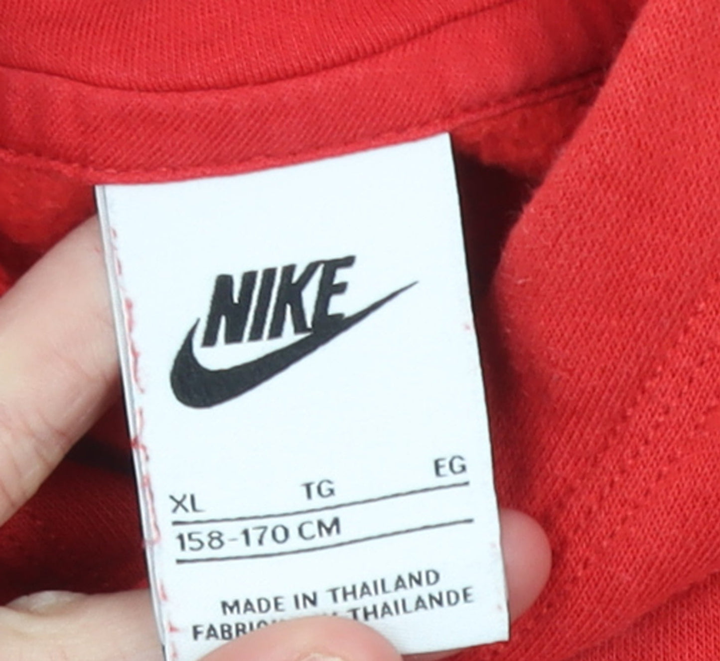 Boys UK Size XL Nike Red Pullover Hoodie