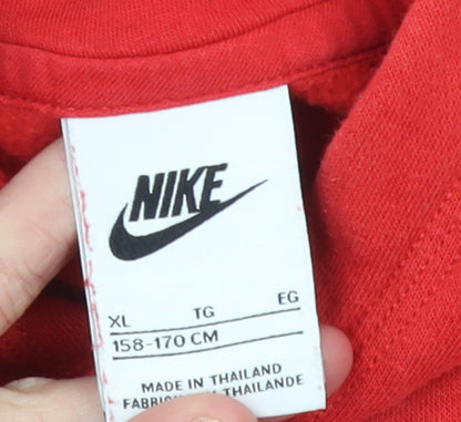 Boys UK Size XL Nike Red Pullover Hoodie