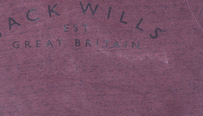 Womens UK Size 8 Jack Wills Red Pullover Hoodie