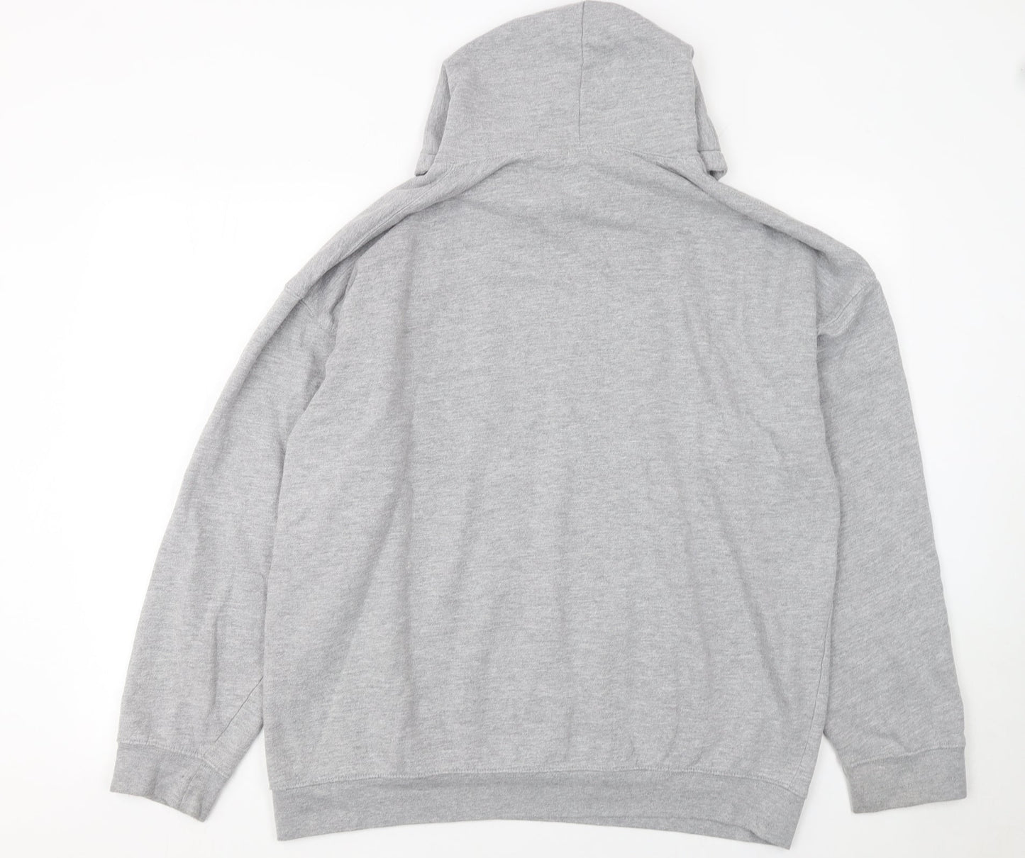 Womens UK Size L Boohoo Grey Pullover Hoodie