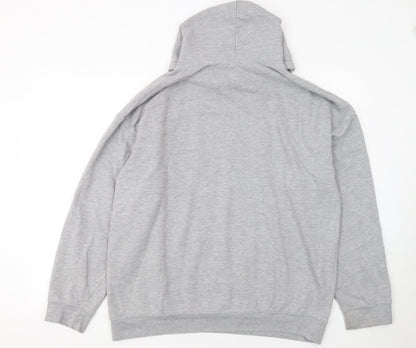 Womens UK Size L Boohoo Grey Pullover Hoodie