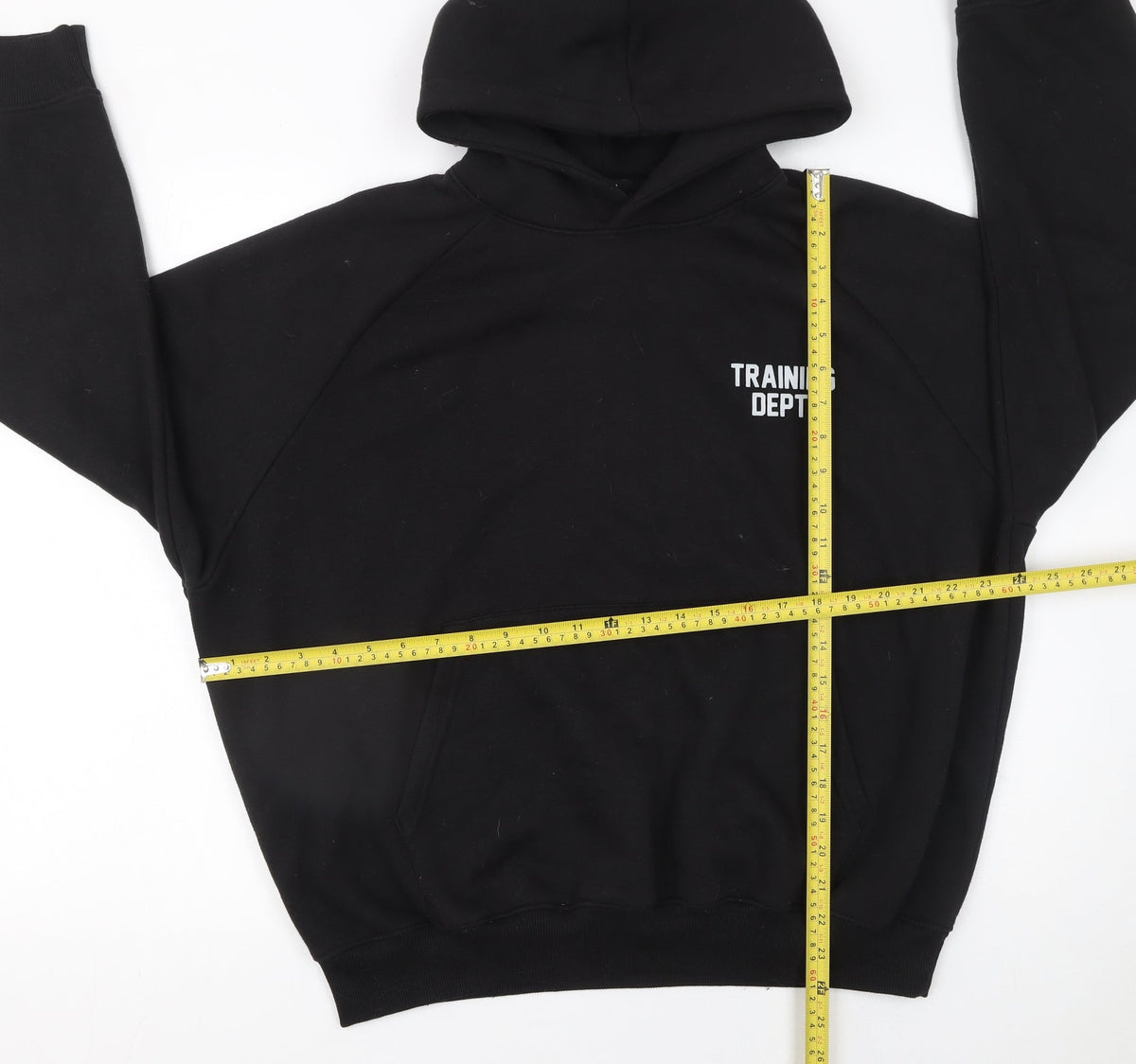 Mens UK Size M MAN Active Black Pullover Hoodie