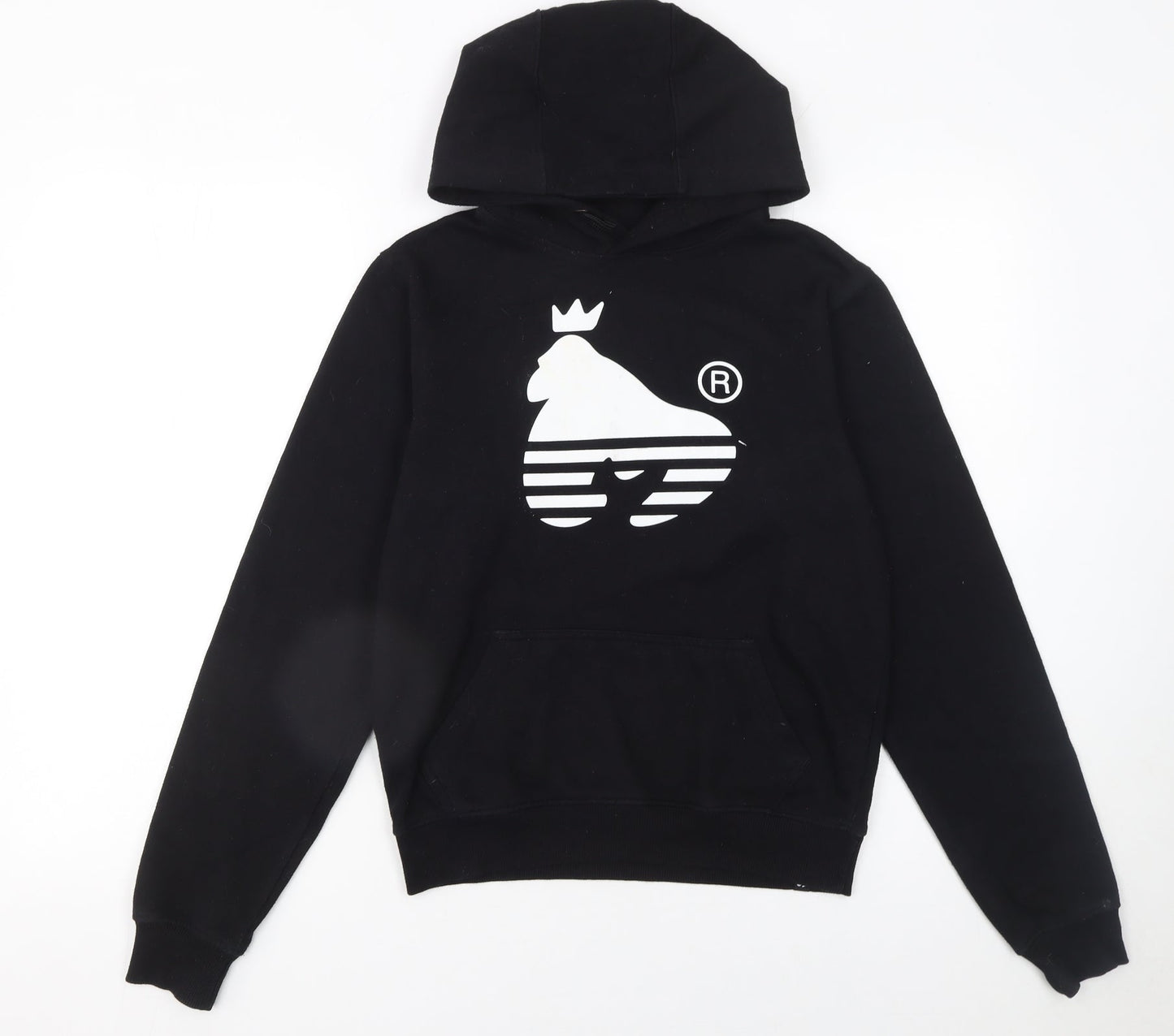 Boys UK Size 9-10 Years Money Black Pullover Hoodie