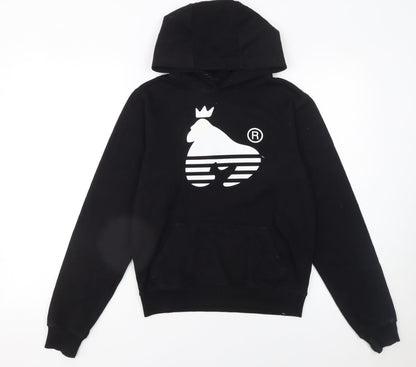 Boys UK Size 9-10 Years Money Black Pullover Hoodie