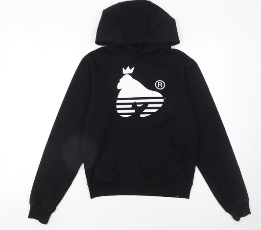 Boys UK Size 9-10 Years Money Black Pullover Hoodie