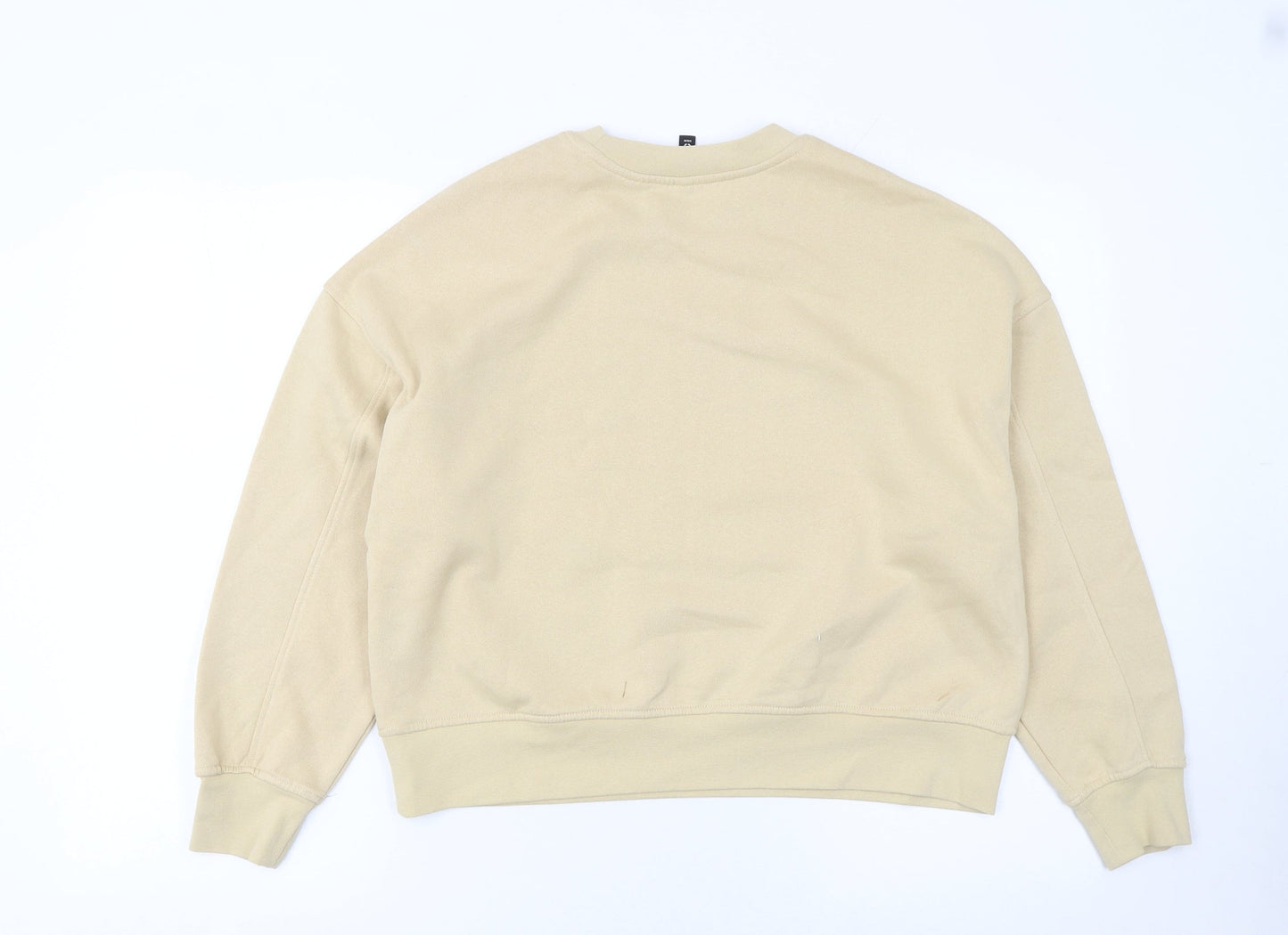 Womens UK Size XS H&M Beige Pullover Sweatshirt