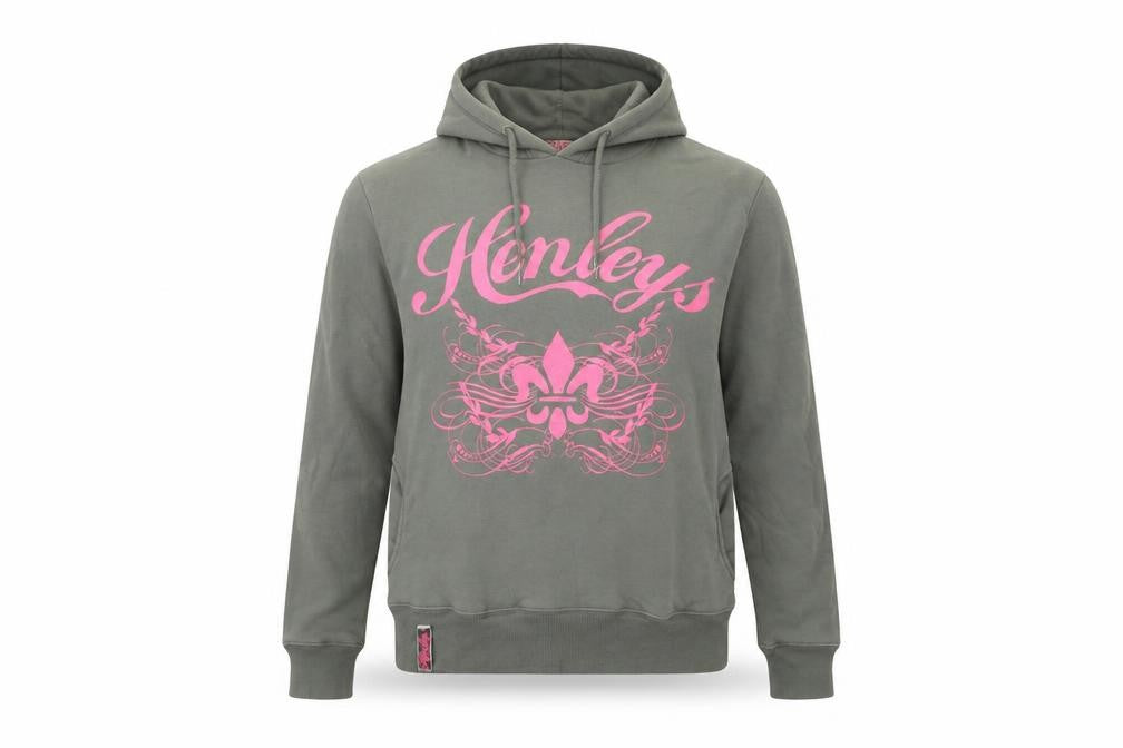 Womens UK Size 2 Henleys Green Pullover Hoodie