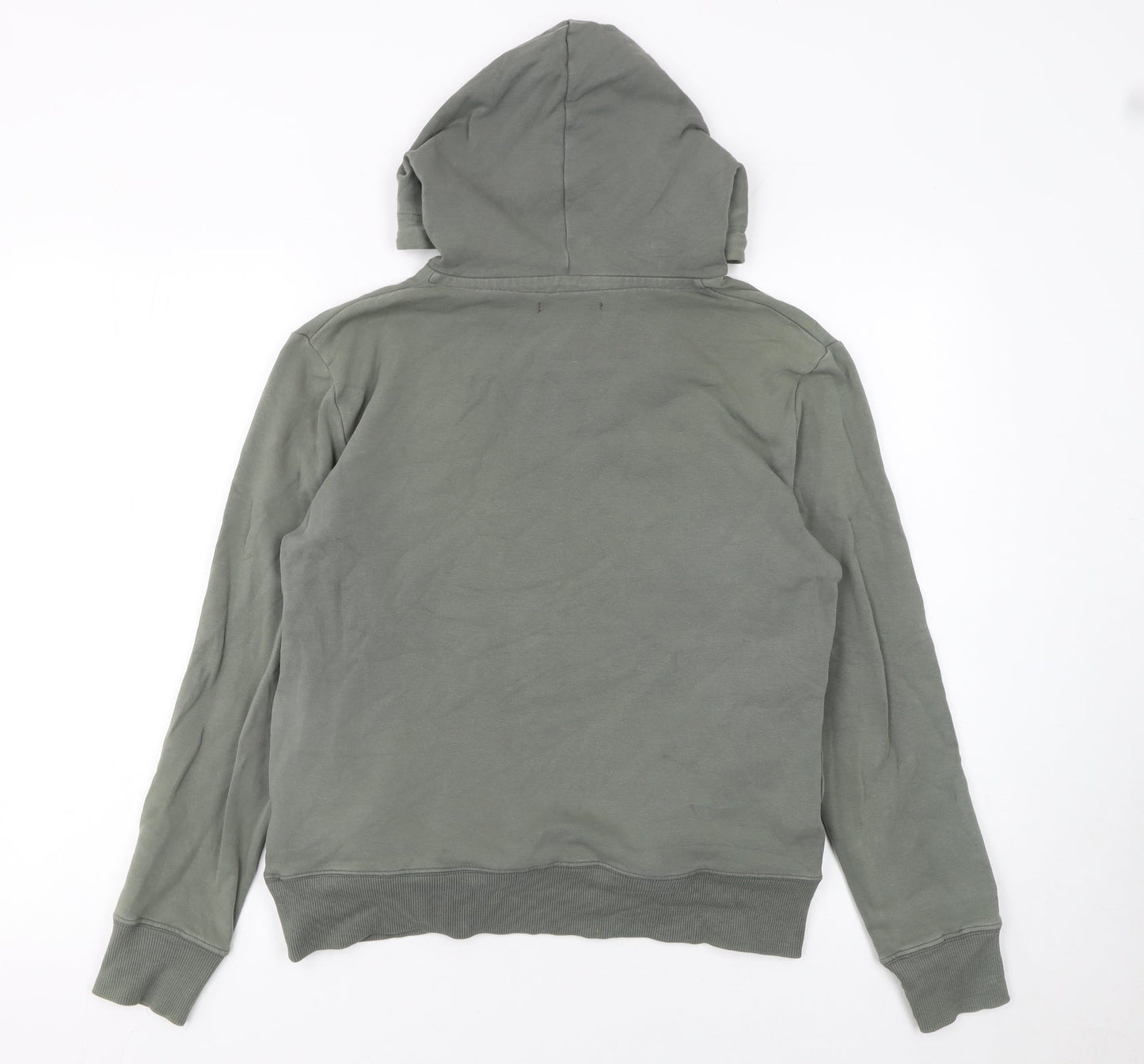 Womens UK Size 2 Henleys Green Pullover Hoodie