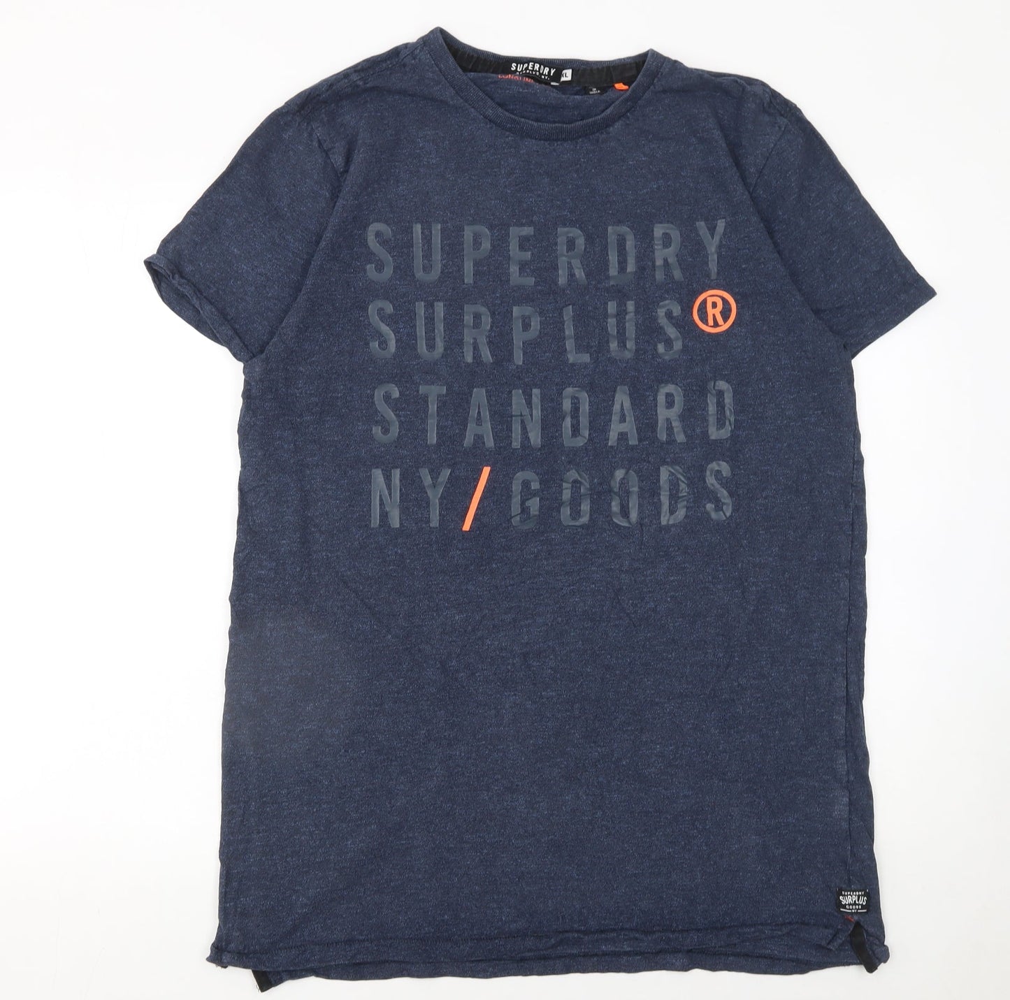 Mens UK Size XL Superdry Blue  T-Shirt