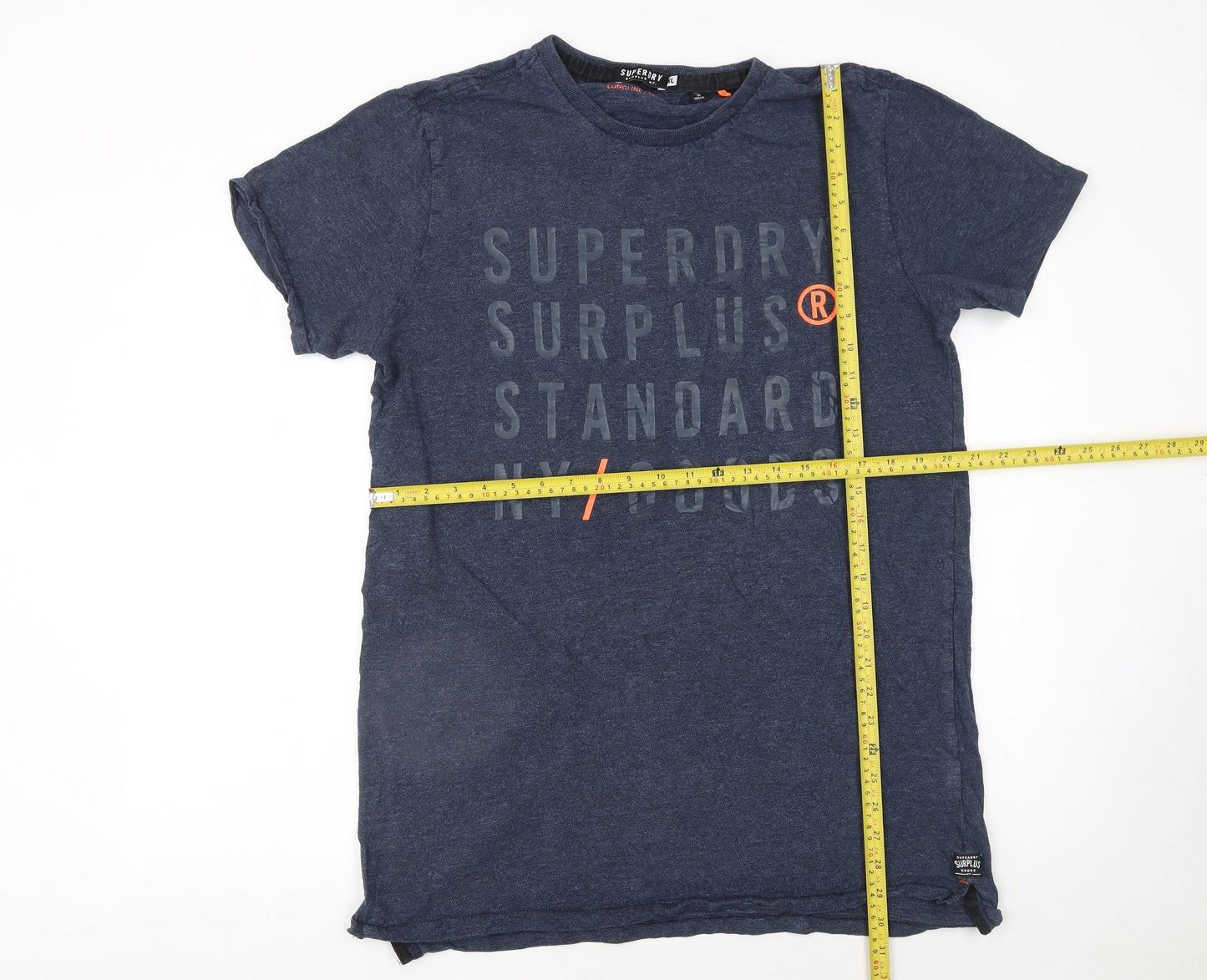 Mens UK Size XL Superdry Blue  T-Shirt