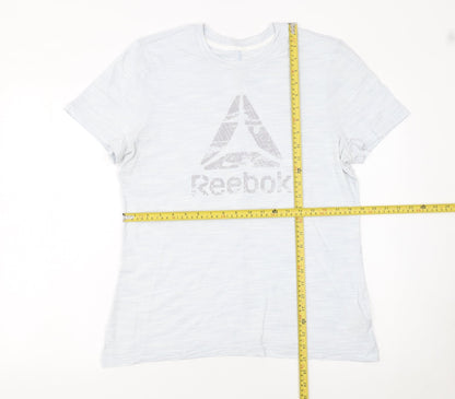 Mens UK Size XL Reebok White  T-Shirt