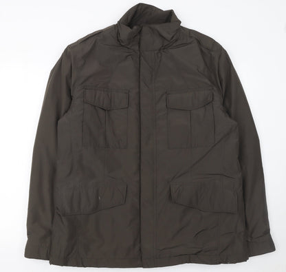 Mens UK Size L Marks and Spencer Brown Basic Jacket