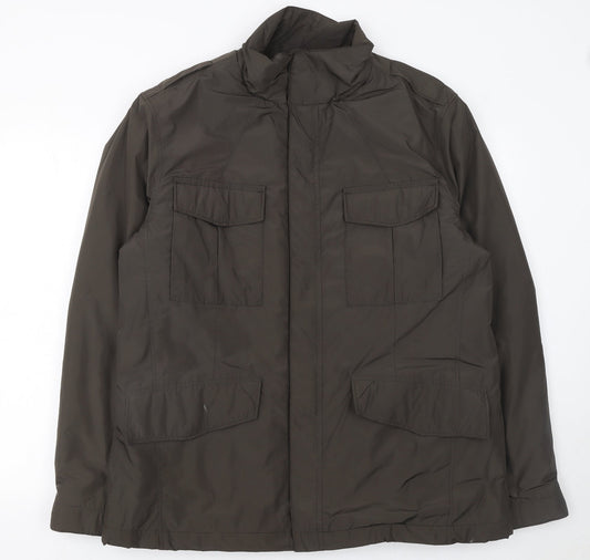 Mens UK Size L Marks and Spencer Brown Basic Jacket