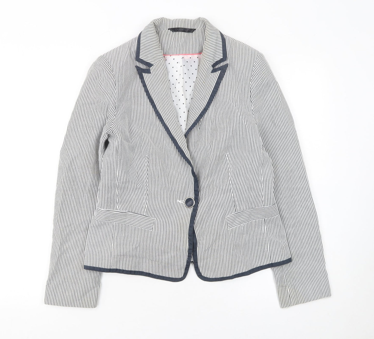 Womens UK Size 12 Dunnes Stores Regular Blue Blazer