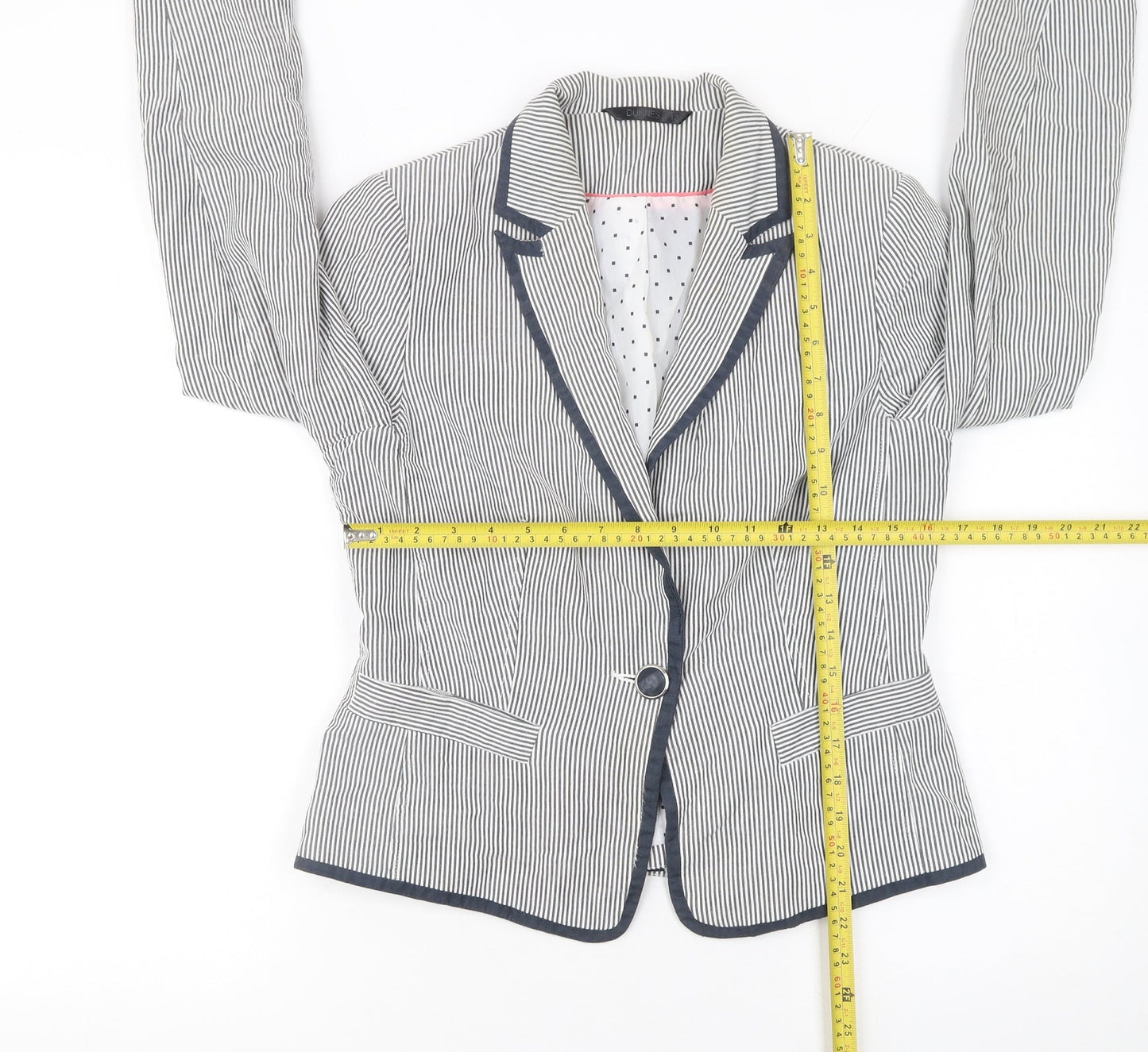 Womens UK Size 12 Dunnes Stores Regular Blue Blazer