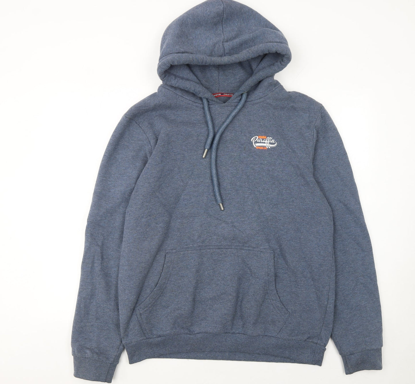Mens UK Size 2XL Paraffin Blue Pullover Hoodie
