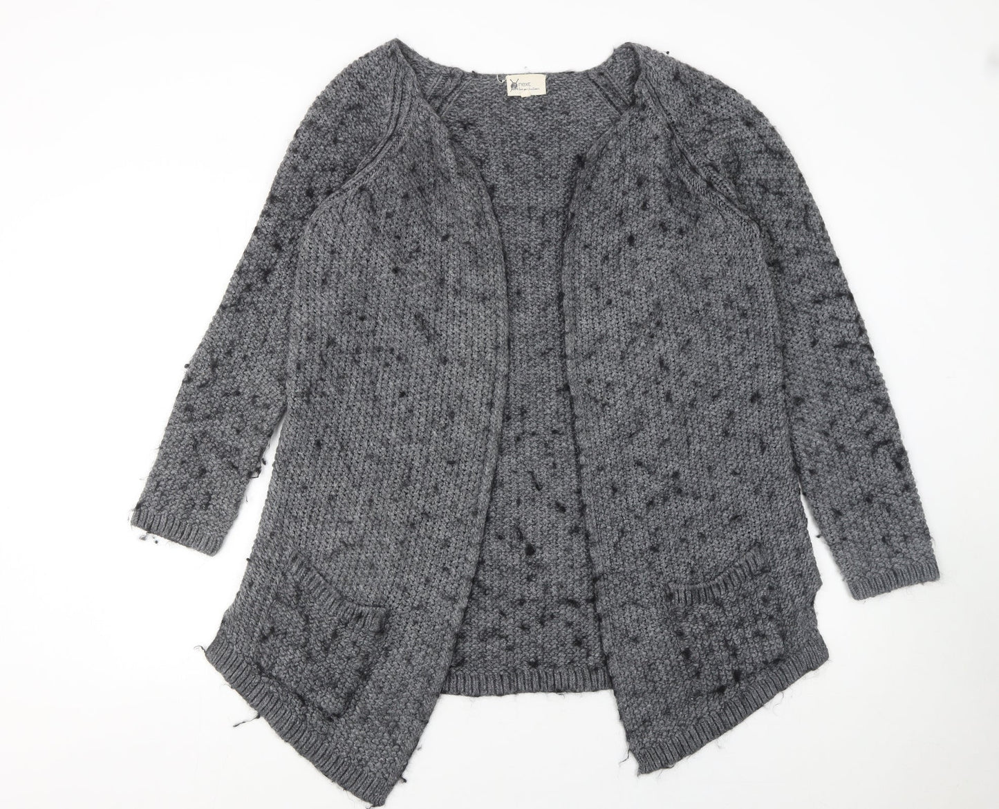Womens UK Size L NEXT Grey Cardigan Jumper