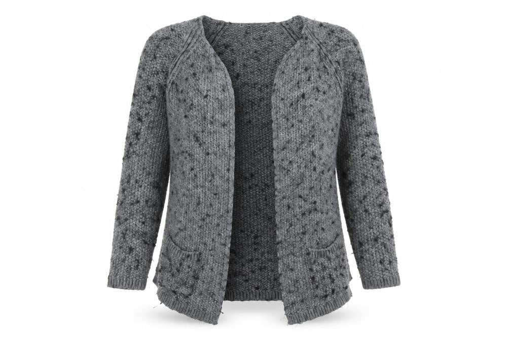 Womens UK Size L NEXT Grey Cardigan Jumper