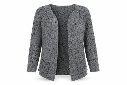 Womens UK Size L NEXT Grey Cardigan Jumper