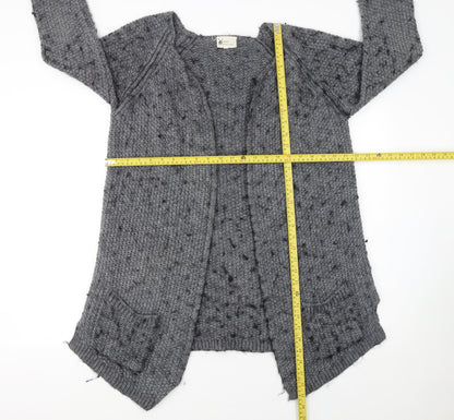 Womens UK Size L NEXT Grey Cardigan Jumper
