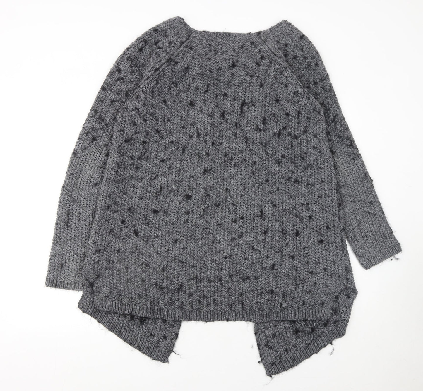 Womens UK Size L NEXT Grey Cardigan Jumper