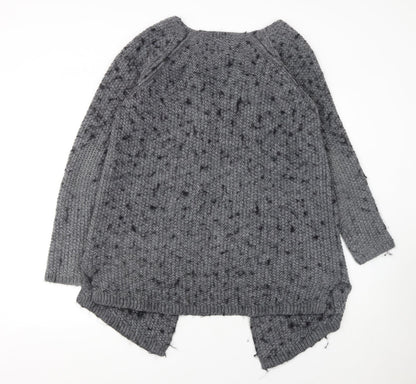 Womens UK Size L NEXT Grey Cardigan Jumper