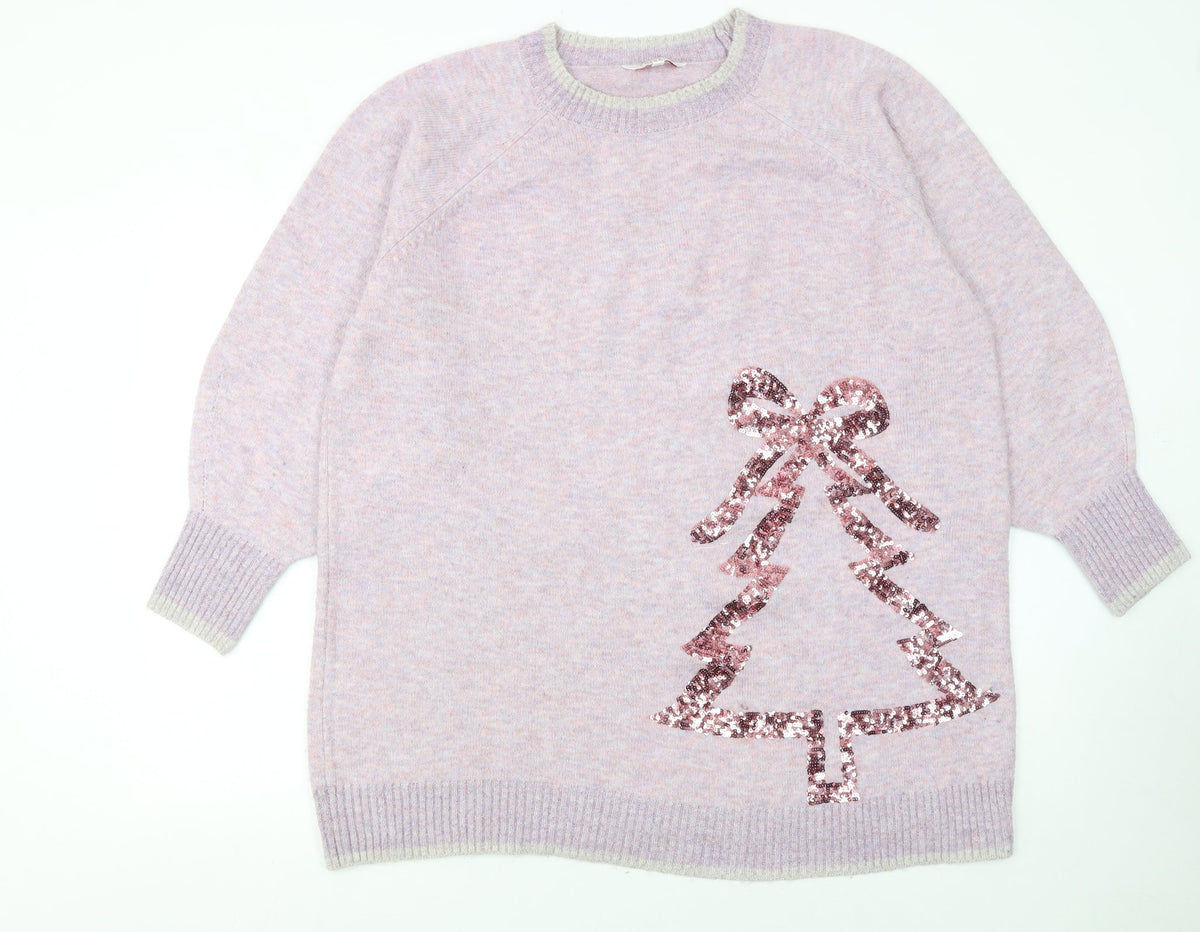 Womens UK Size XL NEXT Pink Pullover Jumper