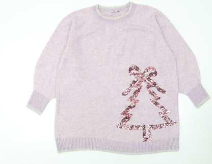 Womens UK Size XL NEXT Pink Pullover Jumper