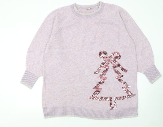 Womens UK Size XL NEXT Pink Pullover Jumper