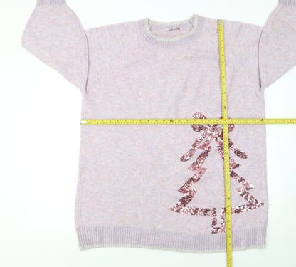 Womens UK Size XL NEXT Pink Pullover Jumper