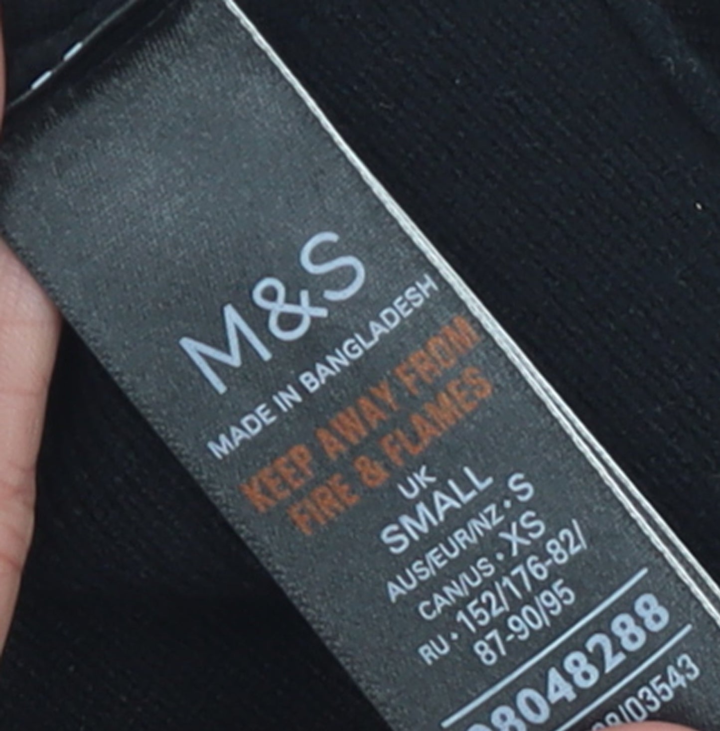Womens UK Size S Marks and Spencer Black Pullover Jumper