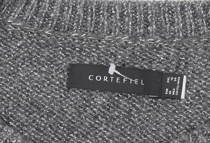 Womens UK Size 16 Cortefiel Grey Pullover Jumper