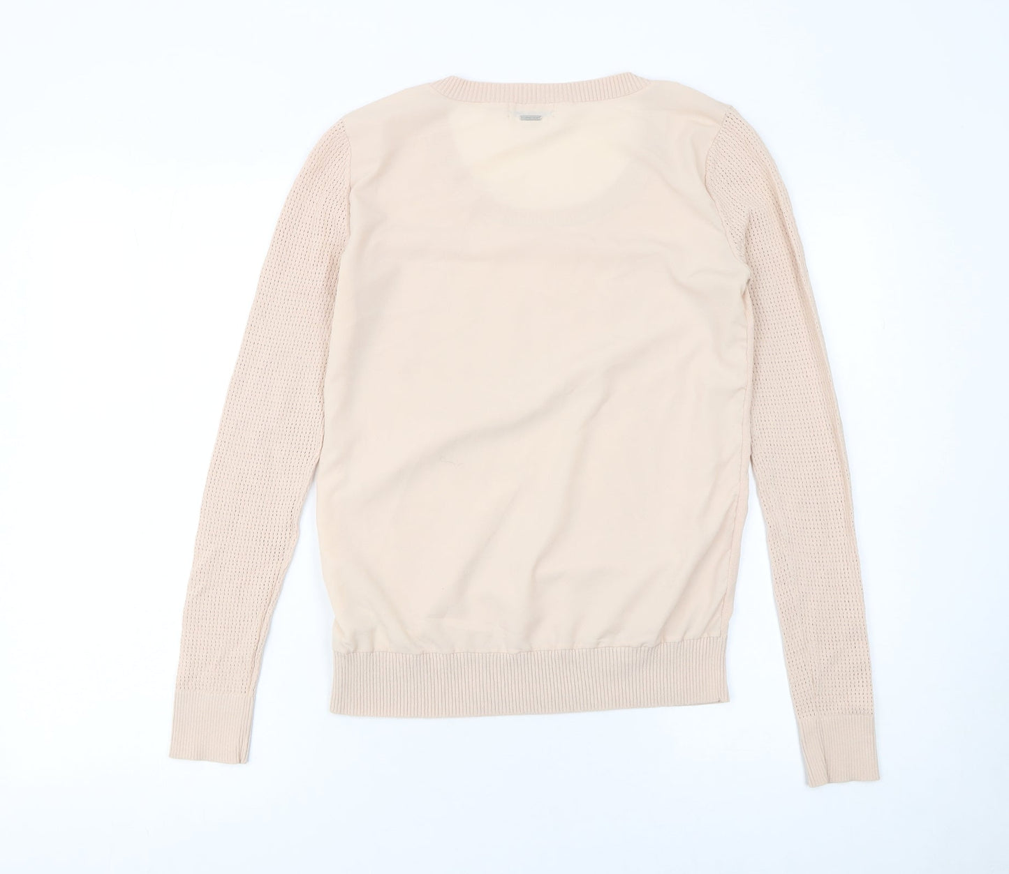 Womens UK Size XS Calvin Klein Beige Pullover Jumper